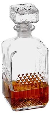 Whiskey-Karaffe aus Glas, 900 ml, Dekanter für Spirituosen