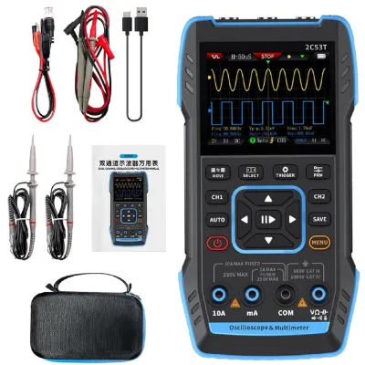 Produktbild von Oszilloskop, 3-in-1: Digitales Oszilloskop/Multimeter/Signalgenerator, 50 MHz