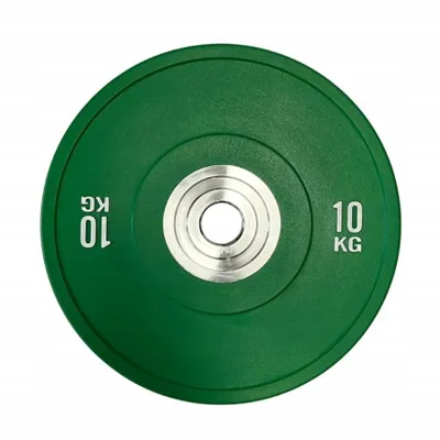 Immagine prodotto di Peso olimpico 10 KG bumper PRO 10 KG verde ENHANCED