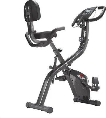 Productafbeelding van Famanu Hometrainer, opvouwbaar | Multifunctionele fitnessfiets met magnetische weerstand en LCD-display