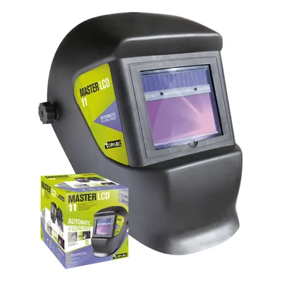 Produktbild von GYS 043442, Welding helmet with auto-darkening filter, Schwarz, 3-11, 1 Stück(e), Solar, -5 - 55 °C