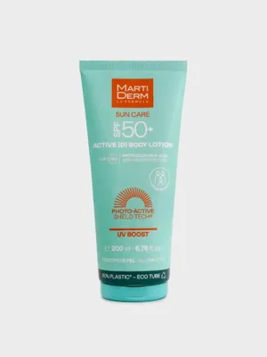 Produktbild von Martiderm Sun Care Active D Body Lotion SPF50+ schützende Körperlotion 200ml