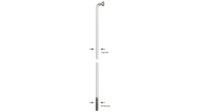 Produktbild von Alpina Speichenspeiche Edelstahl 2,34x294 mm