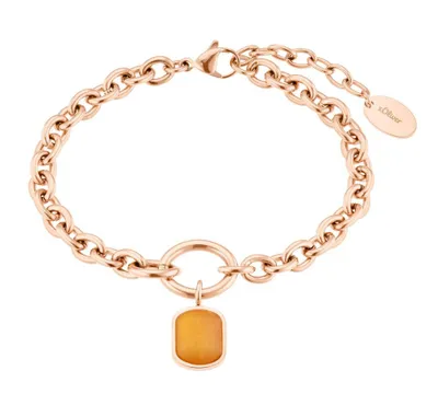 Produktbild von S.Oliver Damen Edelstahl  Armband rosé 2037971