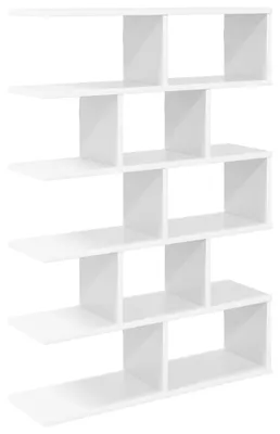 Obrázek produktu pro vidaXL Nástěnná polička, bílá, 70 x 20 x 100 cm, materiál: dřevotříska
