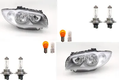 Produktbild von Scheinwerfer passend für BMW 1 E81 E87 04-07 Leuchtmittel Satz L R 63126924485 6924485 63126924486 6924486 Johns