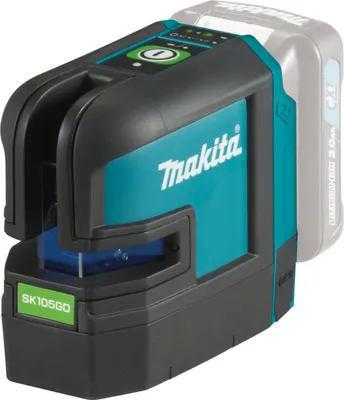 Produktbild von Makita SK105GDZ, 80 m, 3 mm/m, 4°, Schwarz, Blau, 1/4,5/8", IP54