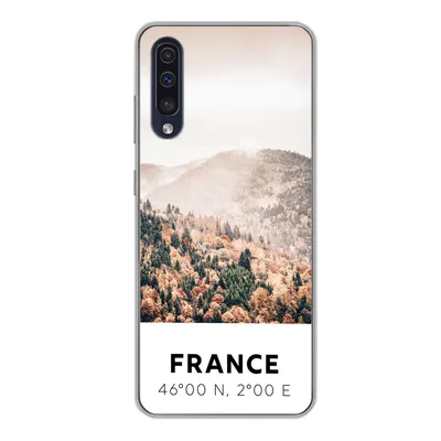 Produktbild von MuchoWow® Handyhülle Schutzhülle Hülle für Samsung Galaxy A50 Frankreich - Herbst - Mons Silikon Softcase Handy Hülle - Mobiltelefonhülle