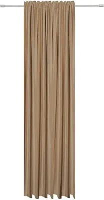 Produktbild von mydeco Schlaufenvorhang beige 135x245 cm halbtransparent Vorhang Gardine