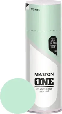 Produktbild von Sprühlack Maston ONE matt RAL 6019 Pastel Green 400 ml