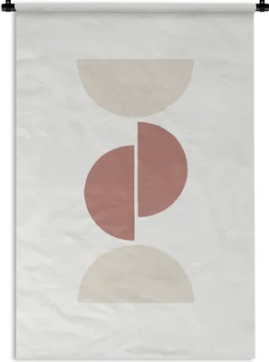 Produktbild von MuchoWow® Wandteppich Wandbehang Pastell - Minimalismus - Gestaltung 60x90 cm Tapisserie Dekoration Wandtuch - Foto-Teppich - Abwaschbar