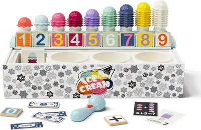 Zdjęcie produktu dla Topbright Lernbox Eisdiele für Kinder ab 2 Jahren, mit verschiedenen Eiskugeln