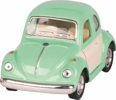 Obrázok produktu pre GOKI Volkswagen Chrobák klasik (1967) na spätné natiahnutie - zelený