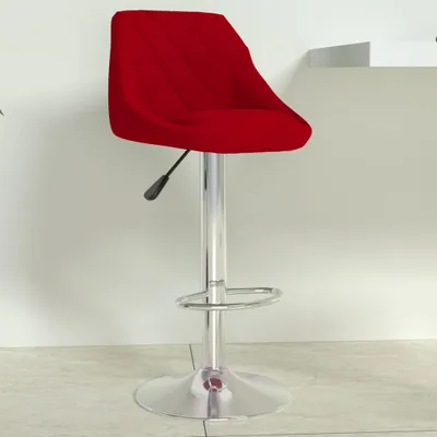 Immagine prodotto di vidaXL Sgabello da bar in velluto rosso vino