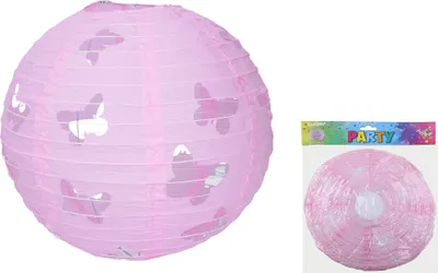 Obrázek produktu pro Lampion koule 30 cm - Motýl