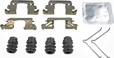 Produktbild von METZGER 109-0113 Zubehörsatz Scheibenbremsbelag Vorne für HONDA JAZZ IV (GK)