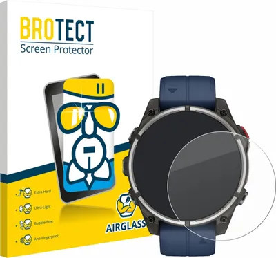 Produktbild von BROTECT Schutzglas für Garmin quatix 8 Pro (47 mm) Schutzfolie Panzer Folie Glas Display Schutz klar