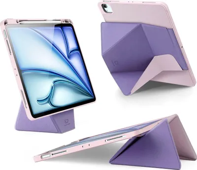 Produktbild von Schutzhülle mit Klappe für iPad Air 13" M4/M3/M2 / Pro 12,9" 2018-2022, Dux Ducis Vers, Rosa