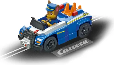 Zdjęcie produktu dla Carrera First Paw Patrol 2,4m plastikowe +2 samochody na baterie w pudełku 50x30x7cm