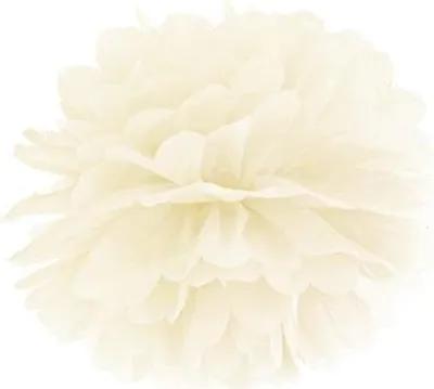 Obrázek produktu pro Papírový Pompom 25Cm - Krémová