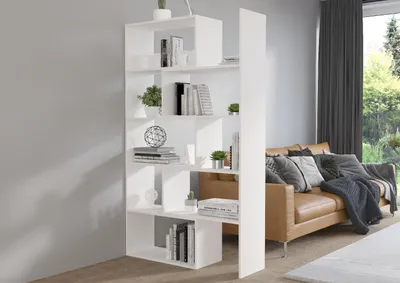 Produktbild von Bücherregal KAROL 2 Standregal Regal Weiß