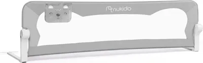 Obrázok produktu pre Bezpečnostná zábrana na posteľ 150 x 42 x 35 cm Nukido sivá