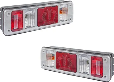 Image de Jeu de feux arrière gauche et droit 24 V PY21W LED P21W HELLA pour SCANIA