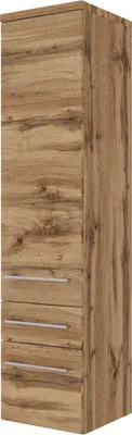 Produktbild von Midischrank Badezimmerschrank Hängeschrank Badschrank Schrank Bad "Davos II" Wotan Eiche