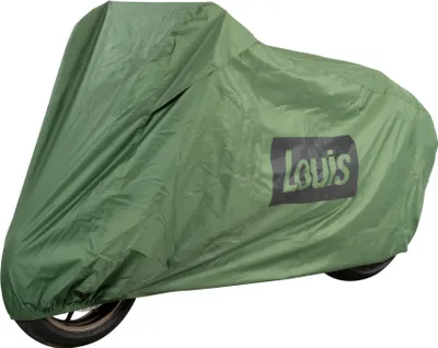 Produktbild von Louis Motorrad Abdeckplane Urban, Motorradabdeckung, Abdeckhaube Motorrad, Wasserabweisend, UV-stabilisiert, Frostbeständig, Kennzeichenfenster, Gr. M