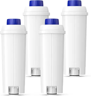Produktbild von DLSC002 Ersatz-Wasserfilter fš¹r DeLonghi-Kaffeemaschinen, 4er-Pack