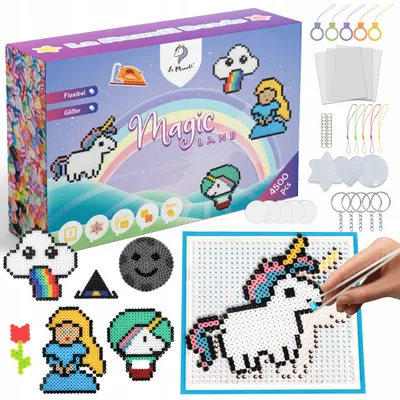Produktbild von La Manuli Bügelperlen Zauberland Set [LA.90]