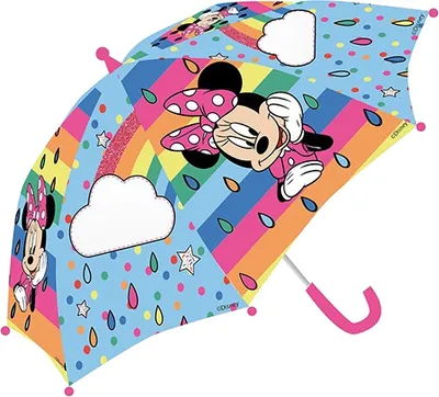 Zdjęcie produktu dla Dziecięca parasolka Myszka Minnie Rainbow