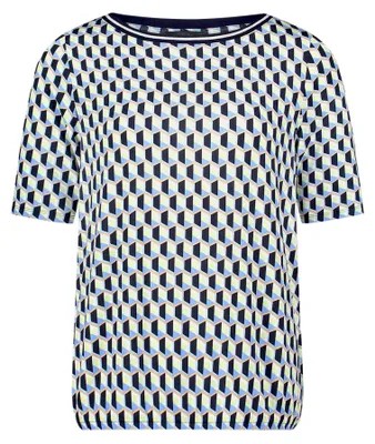 Obrázok produktu pre Tričko s krátkym rukávom 8850 modro-zelené, veľkosť 42
