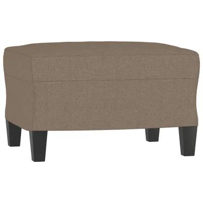 Image de vidaXL Tabouret de pied Taupe 60x50x41 cm Tissu