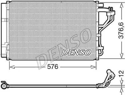 Produktbild von Kondensator, Klimaanlage DENSO DCN41010