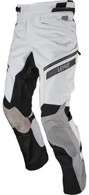 Zdjęcie produktu dla Wodoodporne tekstylne spodnie motocyklowe Leatt ADV DriTour 7.5, jasnoszary/ciemnoszary, M