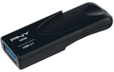 Immagine prodotto di PNY Attache 4 Unità flash USB 16 GB USB Type-A 3.2 Gen 1 (3.1 Gen 1) Nero