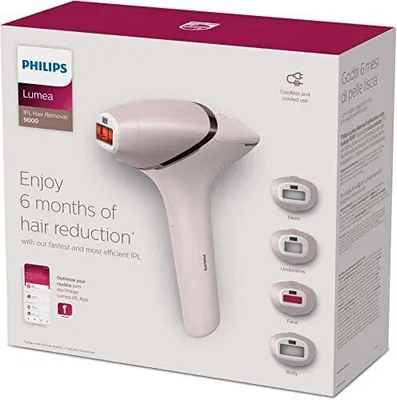Produktbild von Philips BRI957/00/60 Lumea IPL-/Laser-Haarentfernungssystem fÃ1/4r Damen, Netz/Akkubetrieb