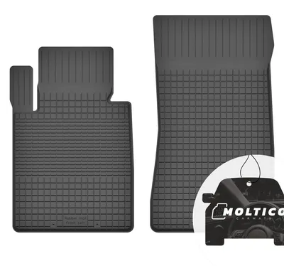 Image de Tapis de sol en caoutchouc avant avec bordure, adaptés à toutes les saisons, pour BMW Série 3 F30 (2012-2018)