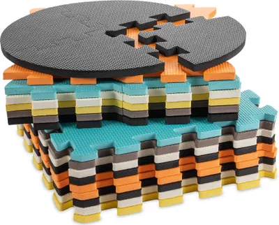Obrázok produktu pre Penová podložka/puzzle pre deti 25ks farebných zvierat 114cm x 114cm x 1cm