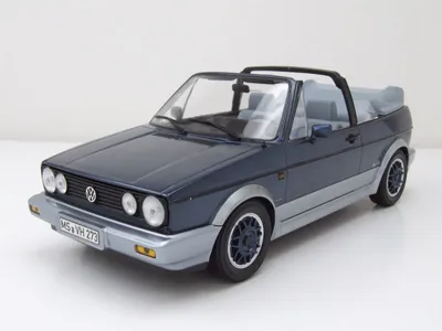 Produktbild von VW Golf 1 Cabrio Bel Air 1992 blau metallic Modellauto 1:18 Norev