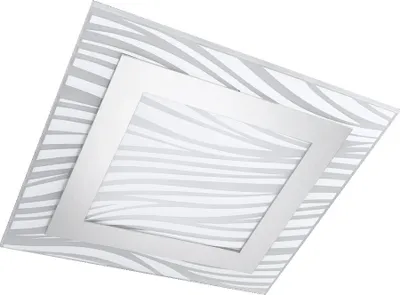 Zdjęcie produktu dla Lampa sufitowa EPSYLON 2xE27/40W biały chrom/mat L:40cm H:7cm ściemnialna