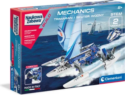 Image de Clementoni Labo.mechaniki - Trimaran et scooter w.50063