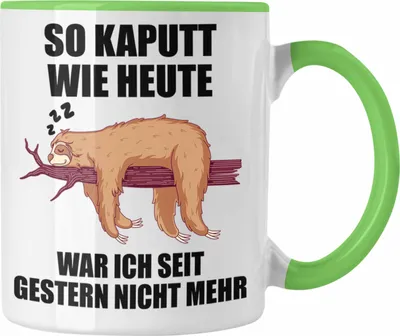 Produktbild von Trendation - Lustige Tassen mit Sprüchen Arbeitskollege Geschenk Kollege Mitarbeiter Geschenkidee (Grün)