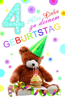Produktbild von Zahlengeburtstag Kindergeburtstag - 4. Geburtstag