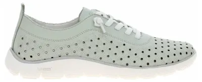 Produktbild von Remonte Damen Sneaker Lochmuster Gummizug Leder D3G03, Größe:40 EU, Farbe:Grün