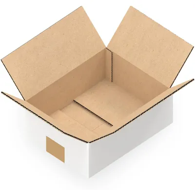 Produktbild von KK Verpackungen 25 Stück Versandkartons 314 x 244 x 108 mm Kartons 1-wellig, Faltkartons in Weiß