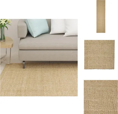 Zdjęcie produktu dla vidaXL Dywan naturalny sizal 66x250 cm - Dywany