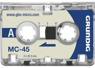 Immagine prodotto di Cassetta di dettatura Grundig MC45 GGM4500 Micro 3 pezzi/confezione.