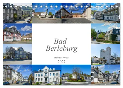 Produktbild von Bad Berleburg Impressionen (Tischkalender 2027 DIN A5 quer), CALVENDO Monatskalender